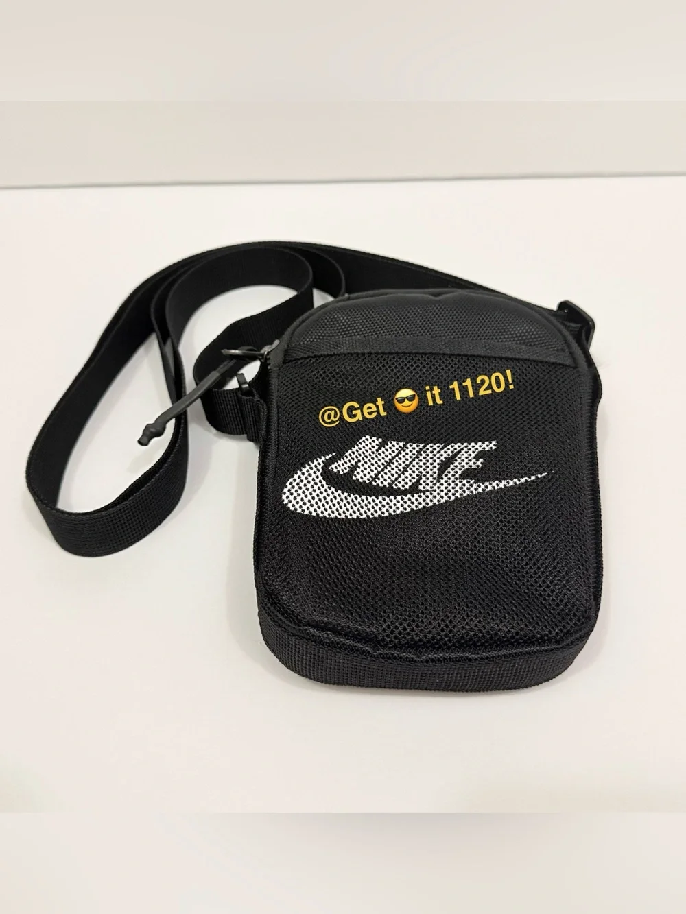 Nike Heritage Crossbody Bag (Small 1L) BA5871-010 Black | White